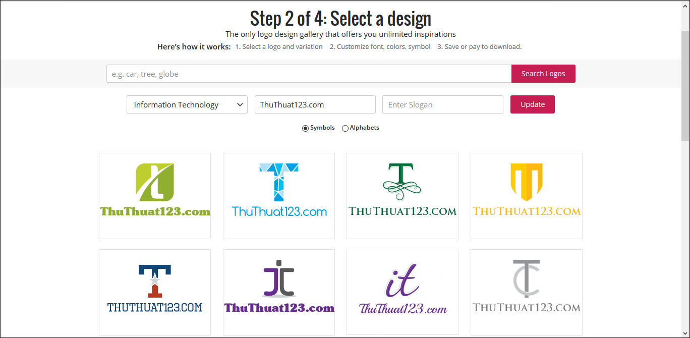 Top 3 website tạo Logo Online, trực tuyến đẹp nhất