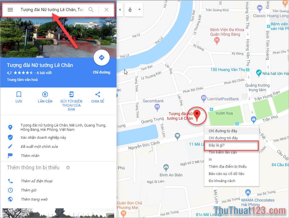 Cách lấy tọa độ trên Google Map, xác định địa điểm bằng tọa độ cho trước trên Google Maps
