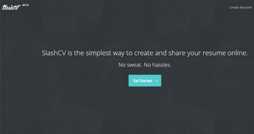 SlashCV, trang web tạo CV chạy thử trên bản Beta