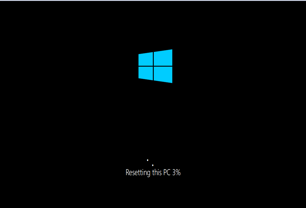 reset windows 10