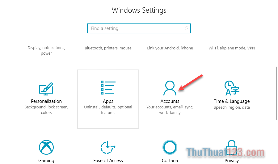 Cách tạo và xóa User, Tài khoản người dùng trên Windows 10