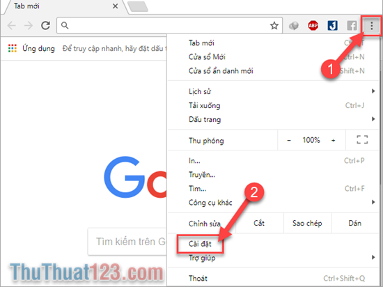 Cách tắt thông báo từ website khi duyệt web trên Chrome, Cốc Cốc, Firefox