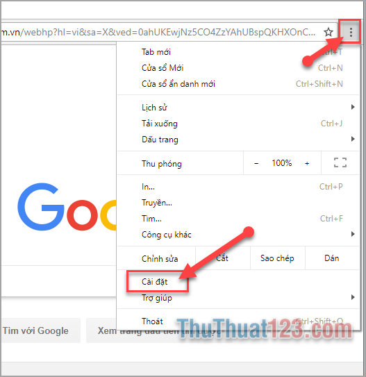 Sửa lỗi gõ Tiếng Việt trên Chrome