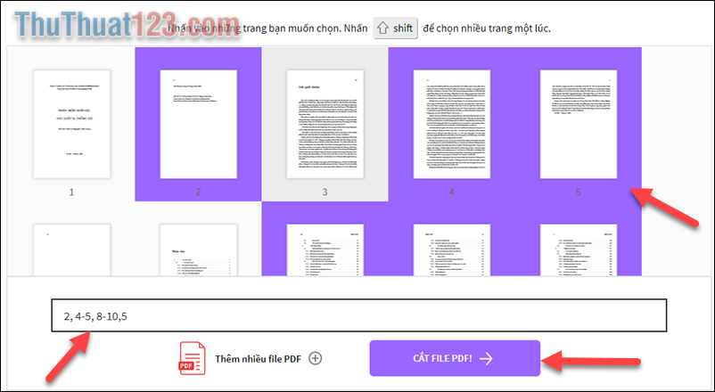 Hướng dẫn cách xóa trang trong file PDF