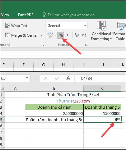 chuyển thập phân sang Excel