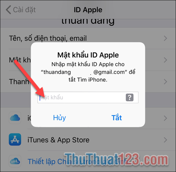Cách đăng xuất tài khoản Apple ID trên iPhone 2