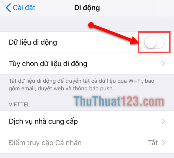 Hướng dẫn phát Wifi trên iPhone 1