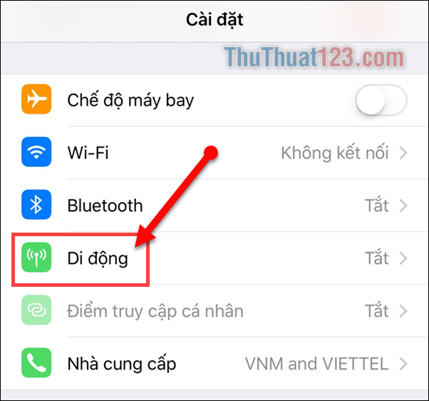 Hướng dẫn phát Wifi trên iPhone