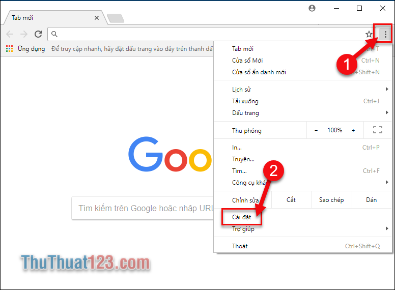 Hướng dẫn thay đổi theme cho trình duyệt Google Chrome