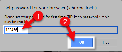 Cách tạo mật khẩu khi sử dụng trình duyệt Chrome 2