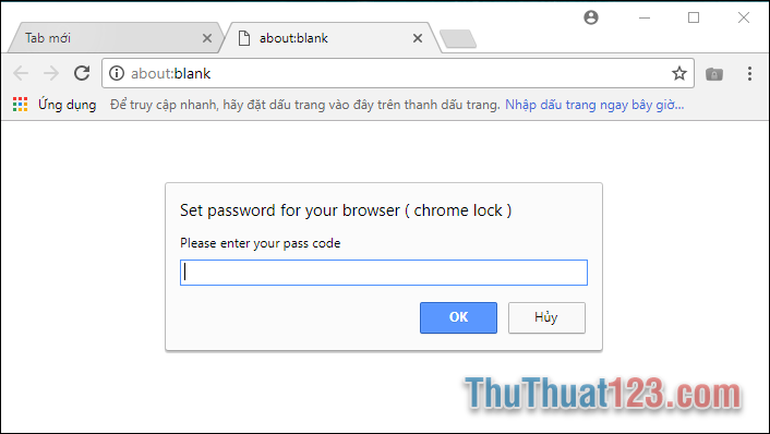 Cách tạo mật khẩu khi sử dụng trình duyệt Chrome 3