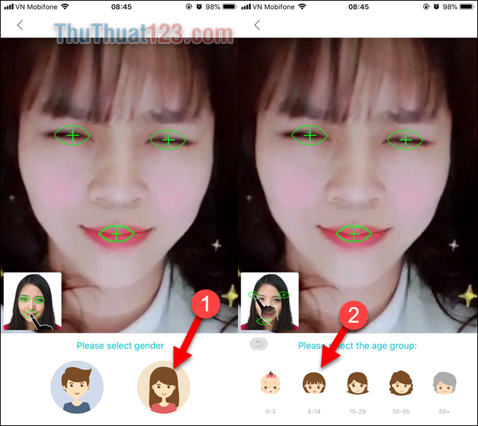 Tạo Sticker bằng chính khuôn mặt của bạn bằng ứng dụng AiMee 1