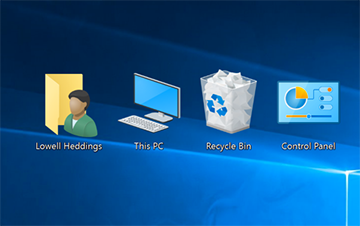 Cách đưa biểu tượng My Computer ra màn hình Desktop trên Windows 10