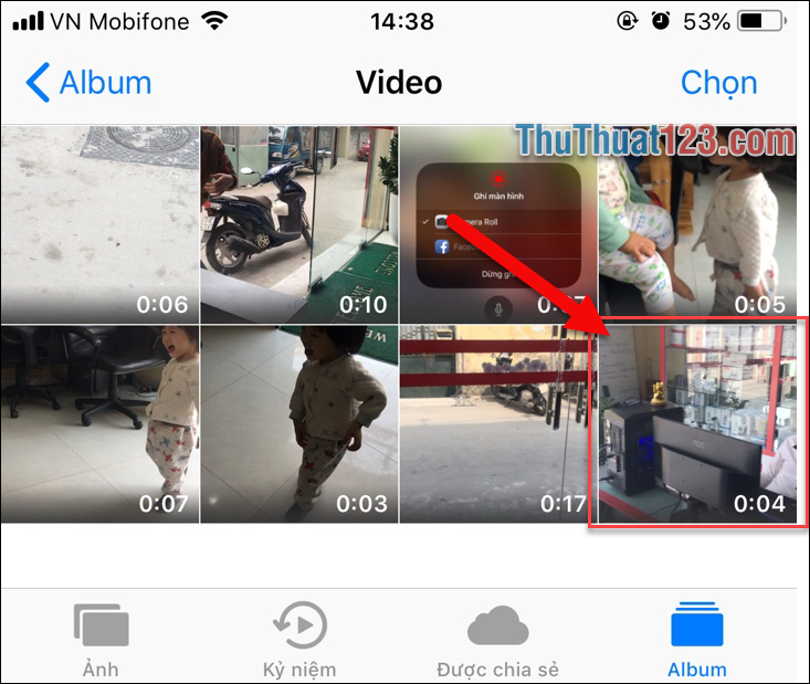 Cách chỉnh sửa video trên iPhone không cần phần mềm 4