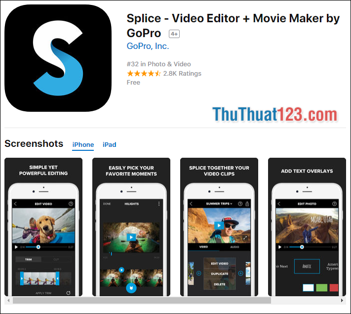 Top ứng dụng chỉnh sửa video tốt nhất cho iPhone 4